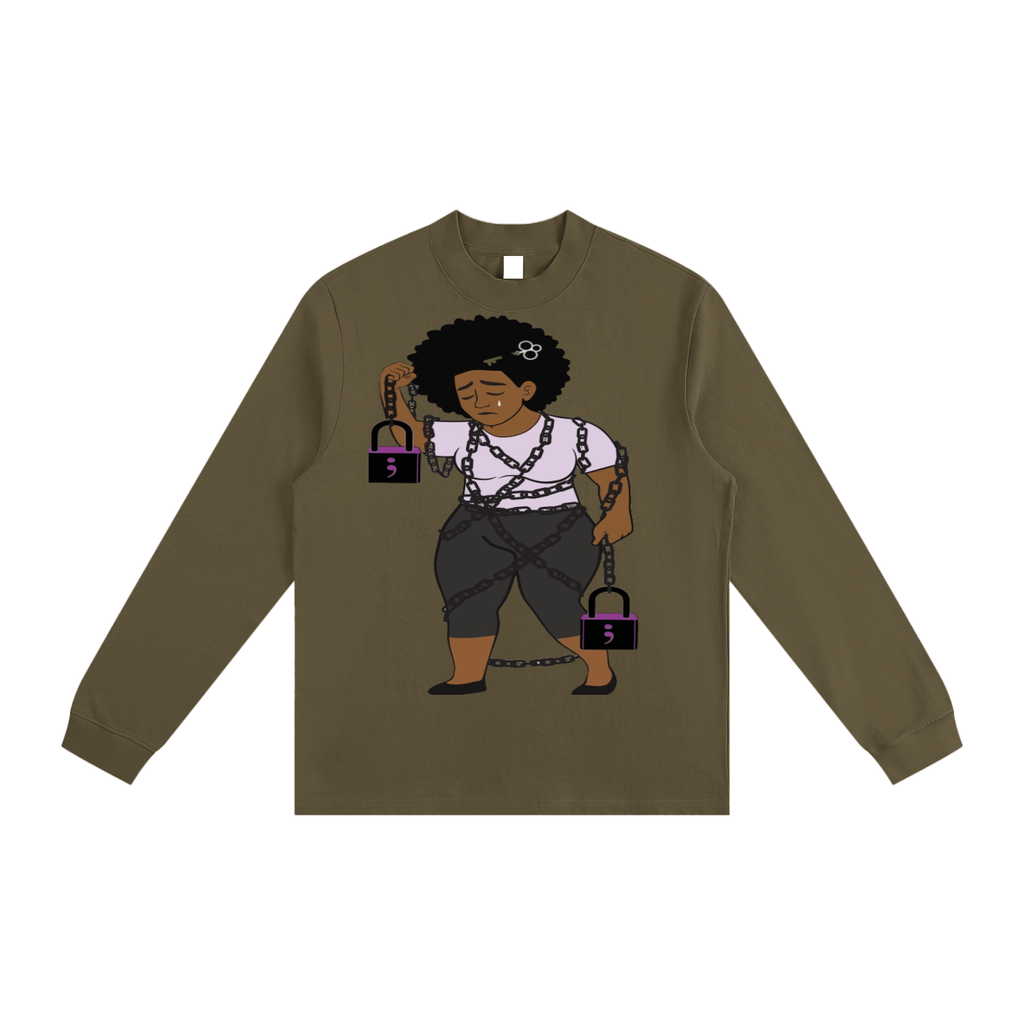 Essential Non-Shrink Mock Neck Sweatshirt