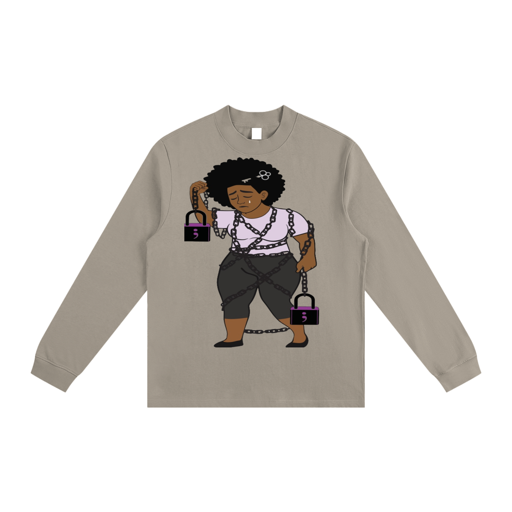 Essential Non-Shrink Mock Neck Sweatshirt